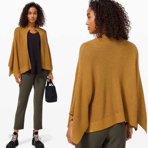 Lululemon Softer Still Wrap Sweater Cardigan